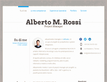 Tablet Screenshot of albertomariarossi.it